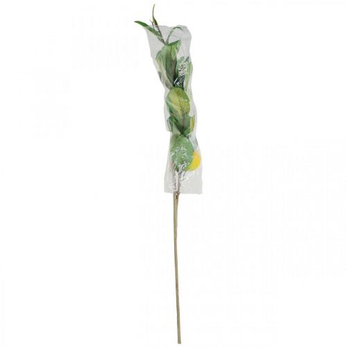 Article Branche de citronnier déco avec fleurs et fruits H68cm