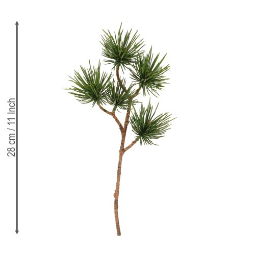 Article Branches décoratives de pin artificielles vertes 28 cm 6 pièces