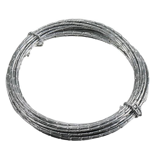 Floristik24 Fil aluminium diamant argent 2mm 10m