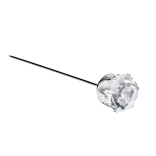 Floristik24 Aiguille diamant argent Ø10mm L6cm 36pcs