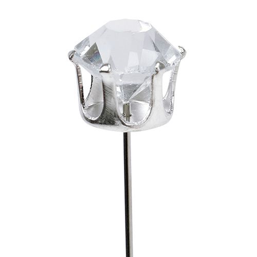 Article Aiguille diamant argent Ø10mm L6cm 36pcs