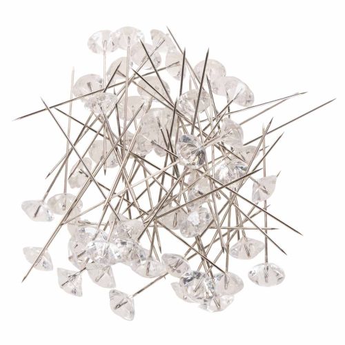 Aiguilles diamant Ø11mm trans clair 55 pcs acheter | Floristik24.be