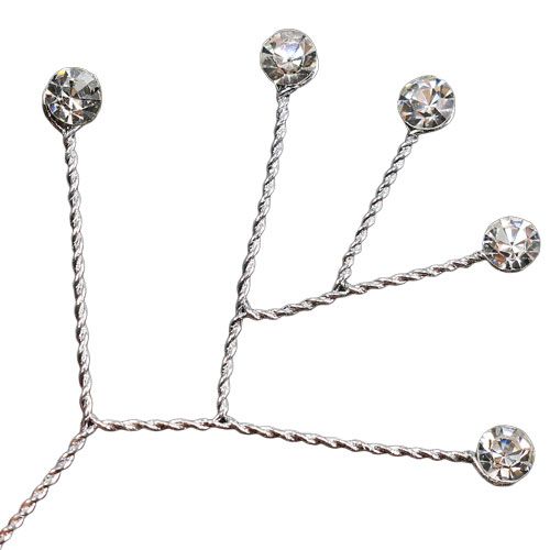 Article Diamants sur branche brillants 10 cm 12 p.