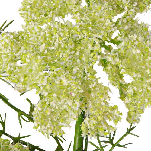 Article Aneth plante artificielle à longue tige fleur de prairie vert blanc 87cm