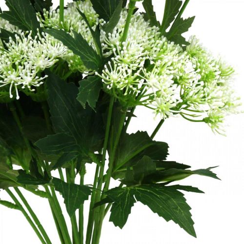 Article Aneth en fleurs, herbes artificielles, plante décorative verte, blanche 49cm 9pcs