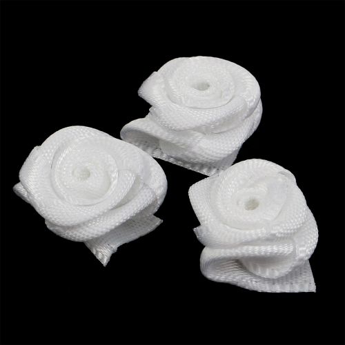 Floristik24 Diorrose à coller et à disperser blanc Ø1,5cm 24 pcs