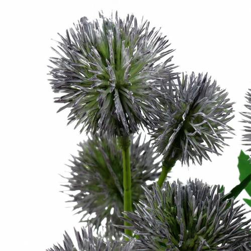 Floristik24 Chardon fleur en soie bleu 56cm 3pcs