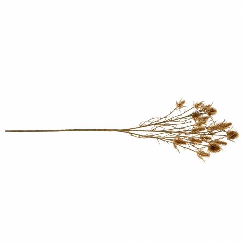 Article Branche de chardon artificiel Doré L71.5cm