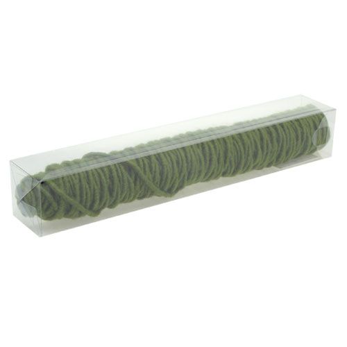 Article Fil de mèche cordon feutre cordon laine vert mousse Ø5mm 50m