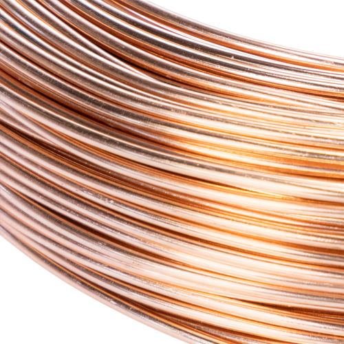 Bobine de fil d'aluminium pour loisirs créatifs et art floral, 60 m, 500 g | Floristik24.be