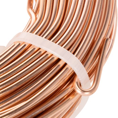 Bobine de fil d'aluminium pour loisirs créatifs et art floral, 60 m, 500 g | Floristik24.be