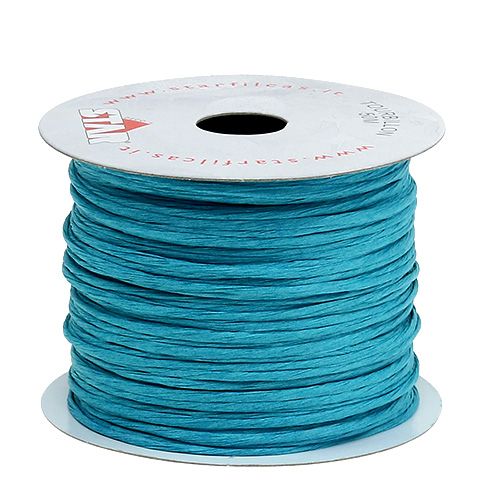 Floristik24 Fil enroulé 50m turquoise