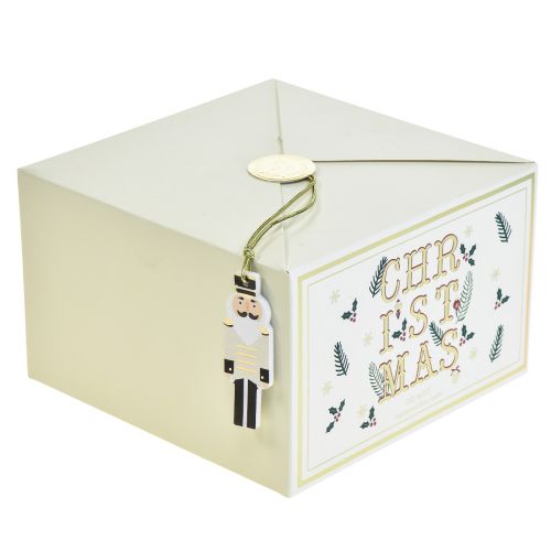 Floristik24 Bougie trois mèches Bougie parfumée de Noël dans un verre fruit vanille Ø13cm