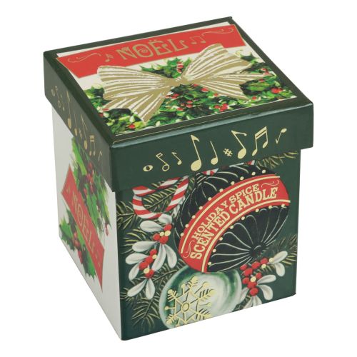 Article Bougie parfumée Bougie de Noël en verre bougie de Noël blanche 7,5 cm