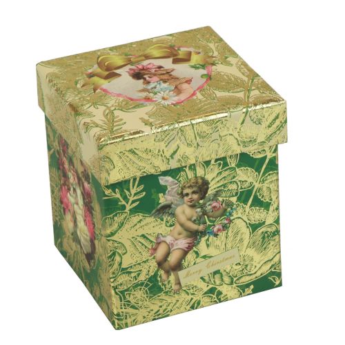 Article Bougie parfumée Bougie de Noël rouge en verre Bougie de Noël Ø7,5cm