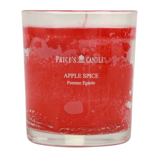 Article Bougie parfumée dans un verre bougie parfumée Noël Pomme Épice H8cm