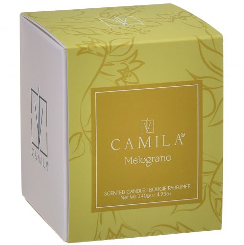 Article Bougie parfumée dans un verre Camila Grenade Ø7,5cm H8cm