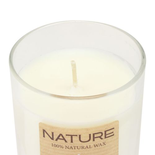 Article Bougie parfumée dans un verre en cire naturelle Wenzel Candles Magnolia 85×70mm