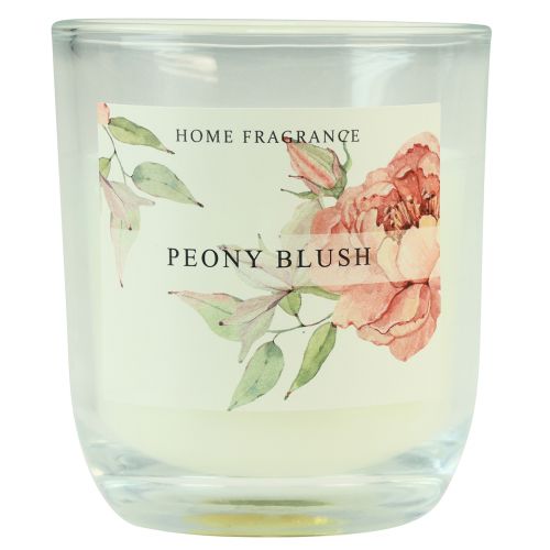 Article Bougie parfumée en verre Pivoine Pivoine Blush Ø7,5cm H8,5cm