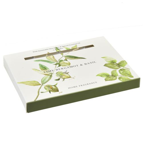Article Bougies parfumées citron vert bergamote basilic Ø3,5cm 12 pcs