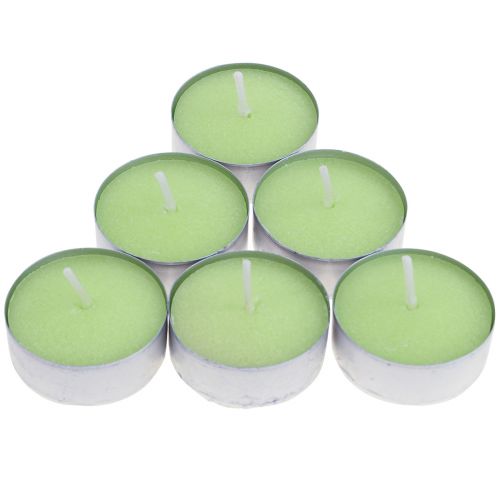 Floristik24 Bougies parfumées pomme, senteur bougies chauffe-plat, bougie parfum d&#39;ambiance Ø3.5cm H1.5cm 18 pièces
