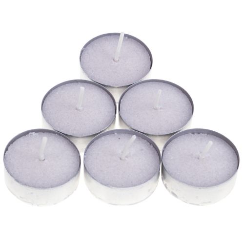 Floristik24 Bougies parfumées lavande mimosa, bougies chauffe-plat parfumées Ø3.5cm H1.5cm 18 pièces