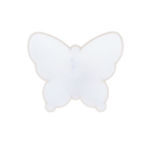 Floristik24 Bougie chauffe-plat parfumée papillon Ø4.8cm H2cm blanc 6pcs
