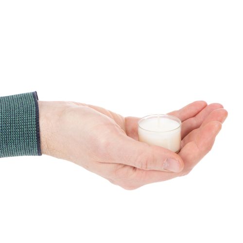 Article Bougies chauffe-plat parfumées à la citronnelle pour des soirées romantiques à la maison ou au jardin, 25 mm, 7 cm de hauteur, lot de 18.