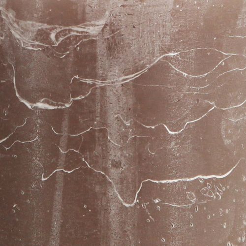 Article Bougies de couleur unie bougies pilier marron 85×150mm 2 pcs