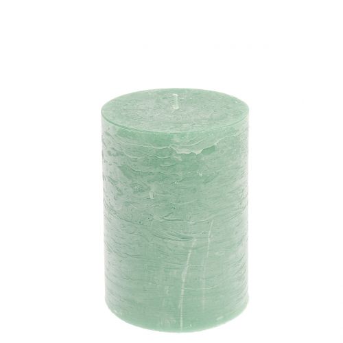 Article Bougies colorées unies vert clair 85x120mm 2pcs