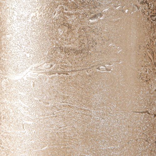 Floristik24 Bougies unies platine 50x100mm 4 pcs