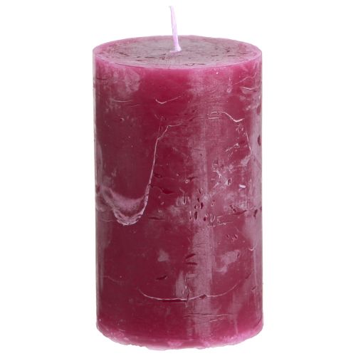 Floristik24 Bougies de couleur unie bougies pilier Berry 60x100mm 4 pcs