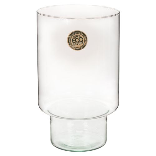 Récipient cylindrique en verre Eco Glass 25 cm