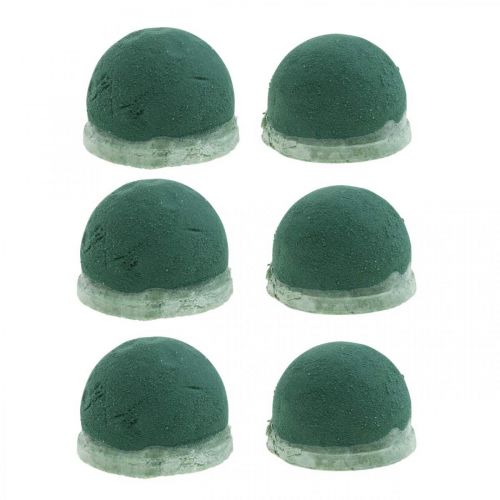 Article Oasis Ecobase urne décoration mousse florale fleuriste commémorative Ø6,5cm 6 pcs
