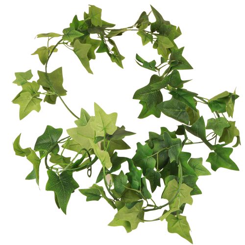 Article Guirlande de lierre artificiel vert avec 2 œillets L150cm