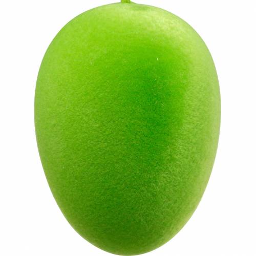 Article Oeufs de Pâques à suspendre oeufs floqués colorés, Pâques, décoration printanière 8 pcs