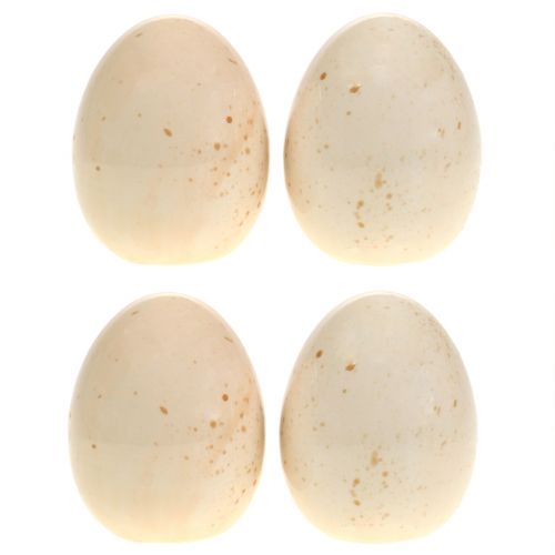 Floristik24 Oeufs décoratifs en céramique H8.5cm 4pcs