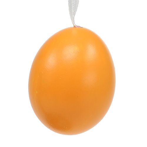 Floristik24 Œuf à suspendre vert-orange 6 cm 12 pièces