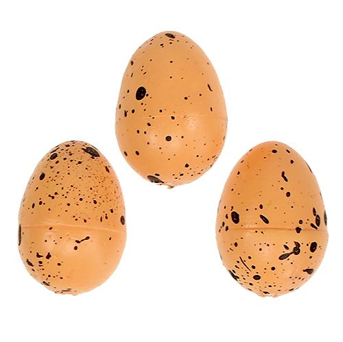 Floristik24 Oeuf en polystyrène orange 3,5 cm 24 pcs