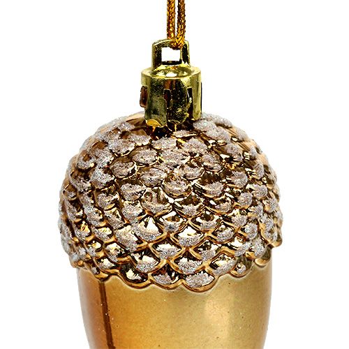 Floristik24 Gland pour suspendre Brown 7,5cm 3pcs