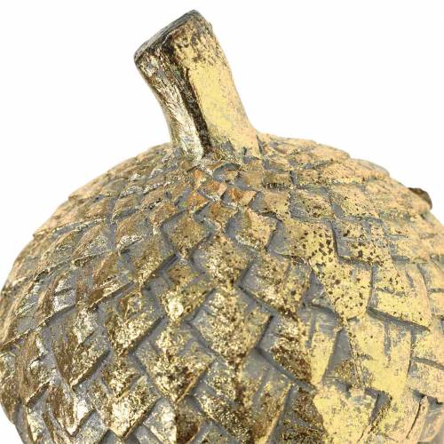 Floristik24 Gland décoratif doré Ø7,4cm H9,7cm