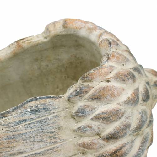 Floristik24 Jardinière béton gland 21,5cm × 14cm H9,5cm