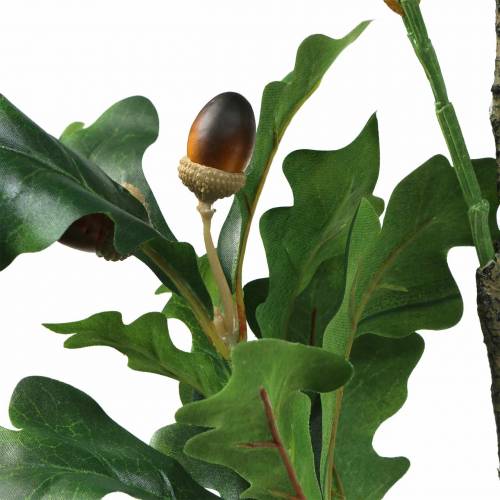 Floristik24 Branche de feuille de chêne artificielle avec glands 90cm