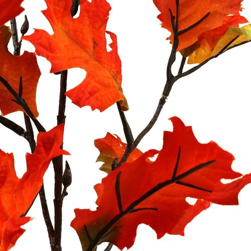 Floristik24 Branche de feuille de chêne orange 84cm
