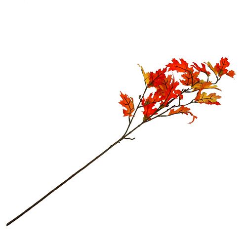 Floristik24 Branche de feuille de chêne orange 84cm