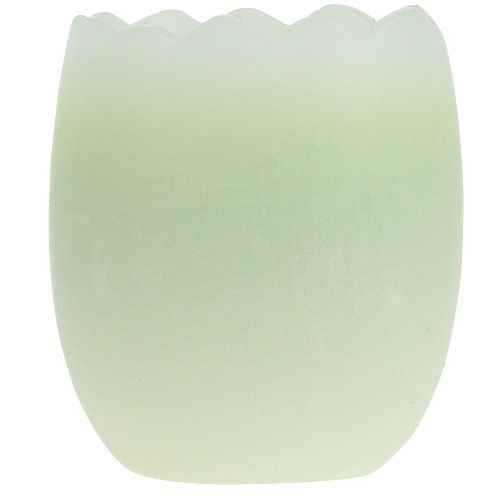 Floristik24 Bougie oeuf vert 5.5cm 3pcs