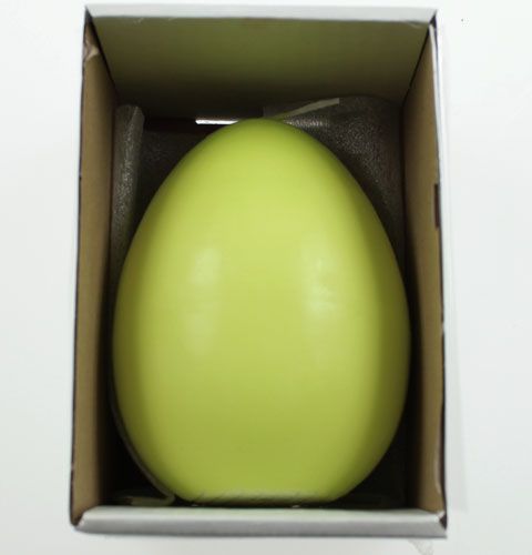 Floristik24 Oeuf bougie citron vert 14cm