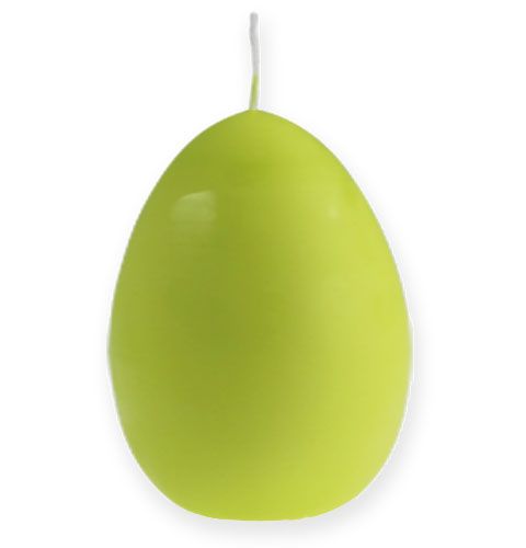 Floristik24 Oeuf bougie citron vert 14cm