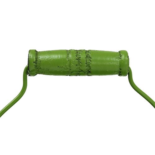 Floristik24 Seau vert Ø 12 cm H. 10  cm aspect antique