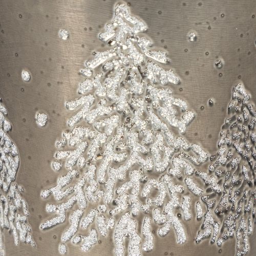 Seau décoratif avec sapins et poignée en bois, 13 cm | Floristik24.be